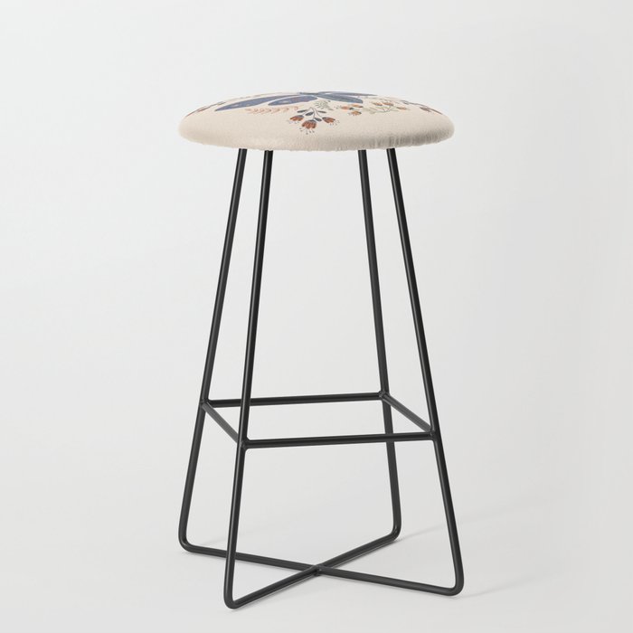 Magical Death Head Moth Stool Gallery Image 1