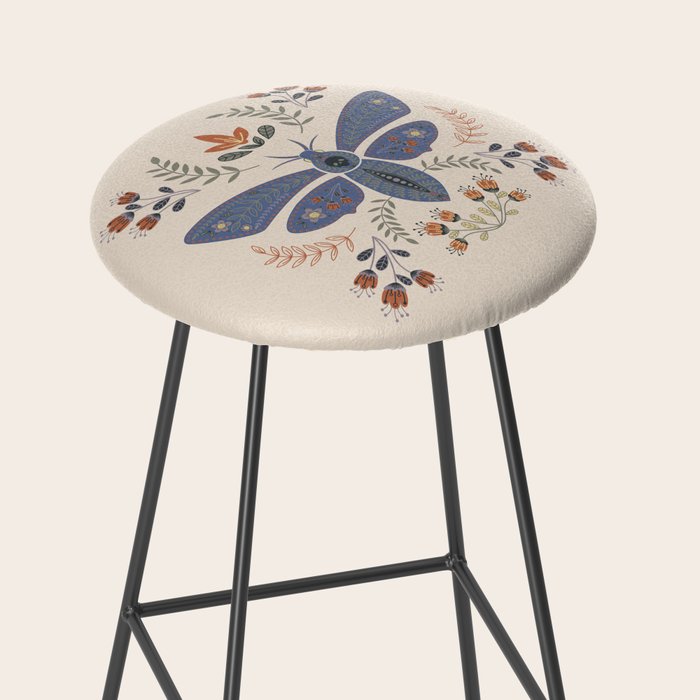 Magical Death Head Moth Stool Gallery Image 2