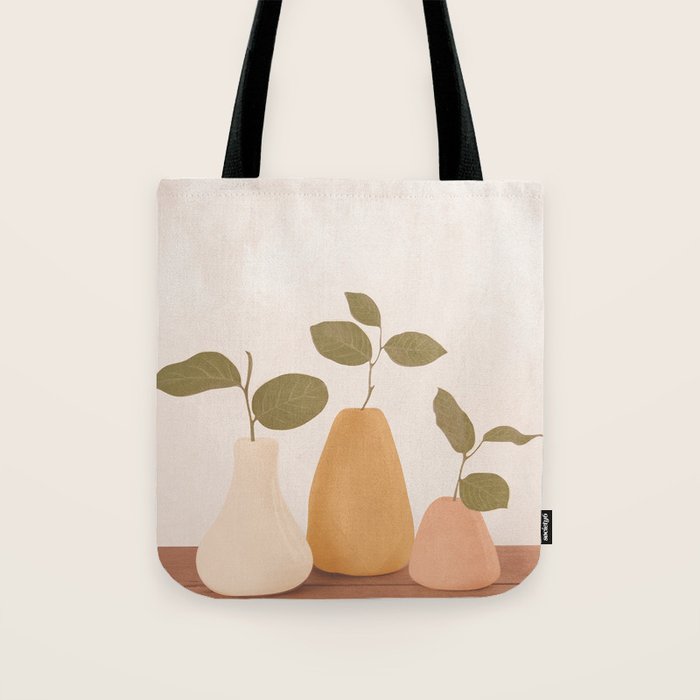Three Little Branches Tote Bag Gallery Image 1