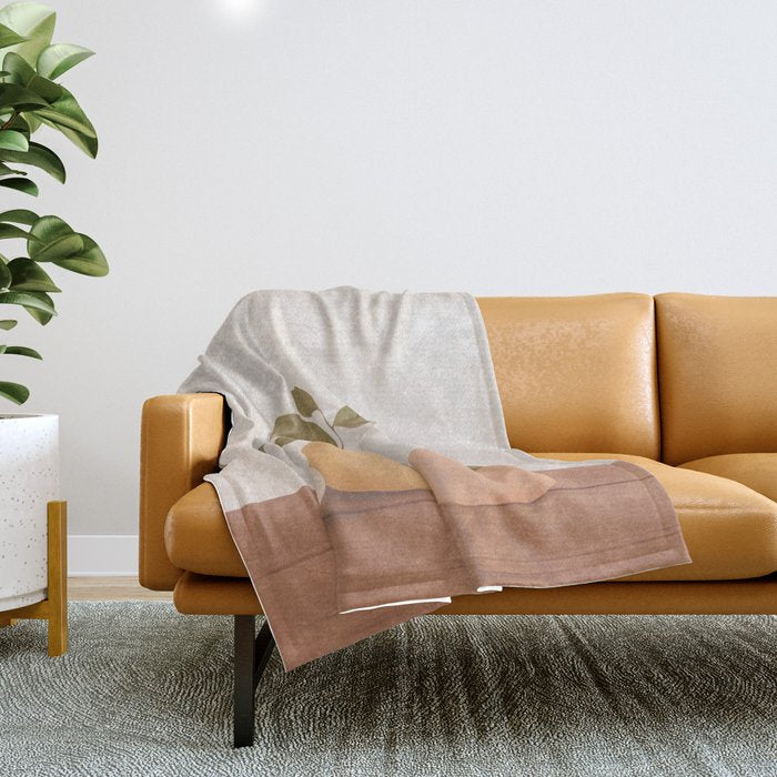 Three Little Branches Throw Blanket Gallery Image 1