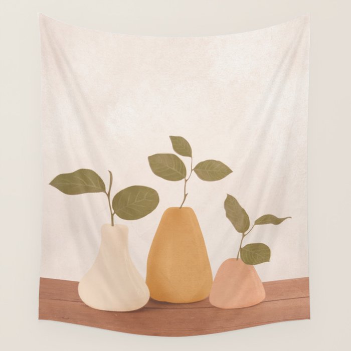 Three Little Branches Wall Tapestry Gallery Image 4
