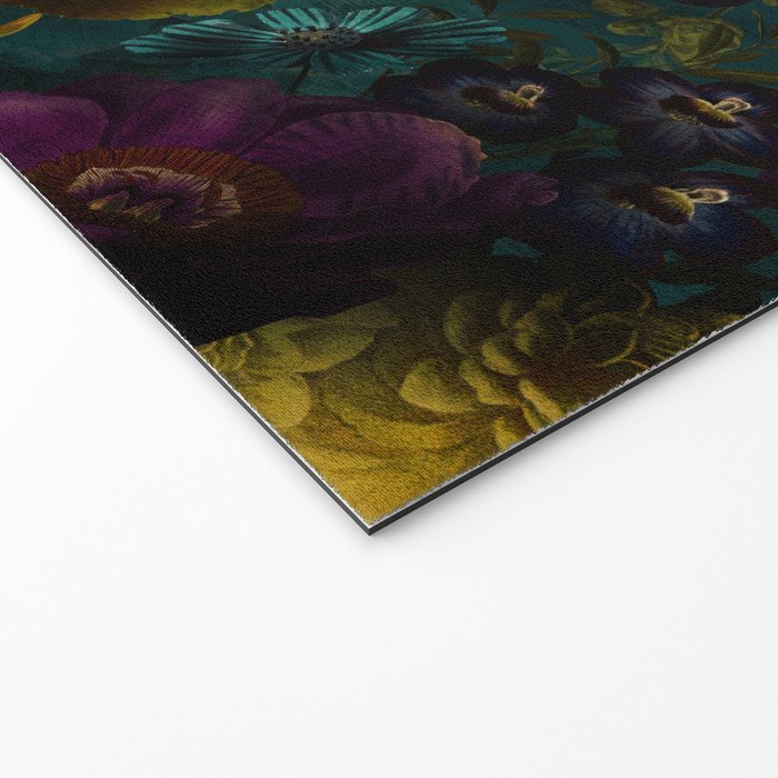 Before Midnight Blue Hour Vintage Flowers Garden Welcome Mat Gallery Image 2