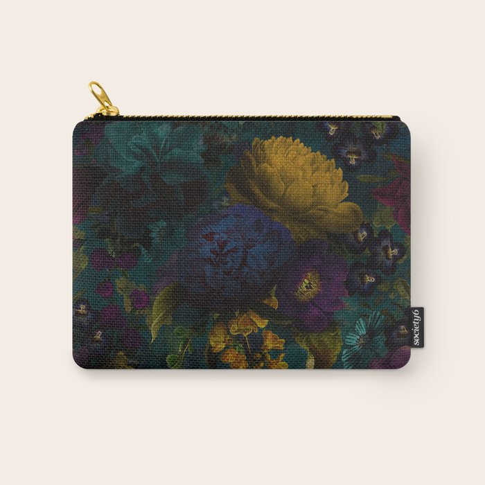 Before Midnight Blue Hour Vintage Flowers Garden Carry All Pouch Gallery Image 1
