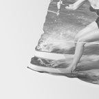 Water witches water skiing hilarious funny humorous black and white vintage photograph Pillow Sham Gallery Image 4