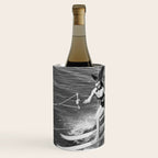 Water witches water skiing hilarious funny humorous black and white vintage photograph Wine Chiller Gallery Image 2