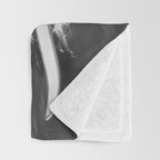 Water witches water skiing hilarious funny humorous black and white vintage photograph Throw Blanket Gallery Image 3