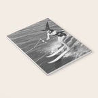 Water witches water skiing hilarious funny humorous black and white vintage photograph Notebook Gallery Image 3
