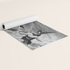 Water witches water skiing hilarious funny humorous black and white vintage photograph Yoga Mat Gallery Image 2