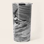 Water witches water skiing hilarious funny humorous black and white vintage photograph Travel Mug Gallery Image 1