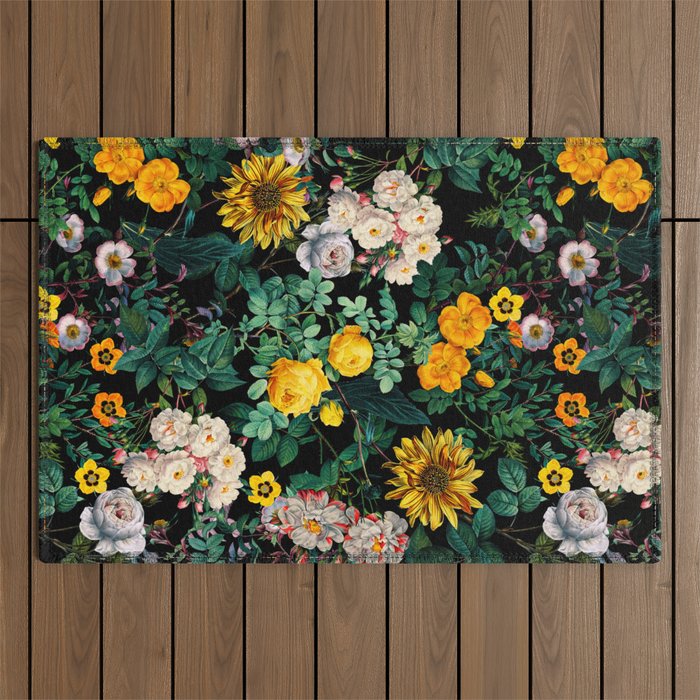 Midnight Garden XX Outdoor Rug Gallery Image 1