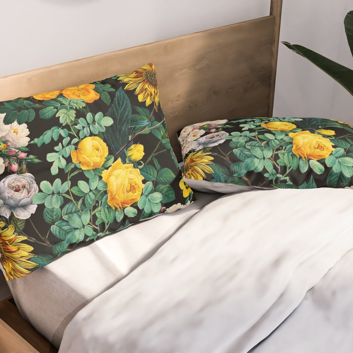 Midnight Garden XX Pillow Sham Gallery Image 2