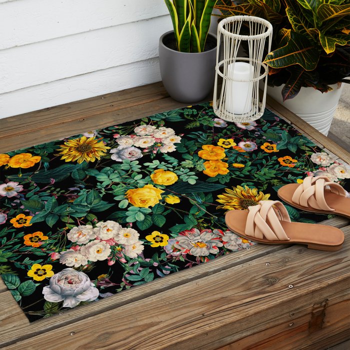 Midnight Garden XX Outdoor Rug Gallery Image 2