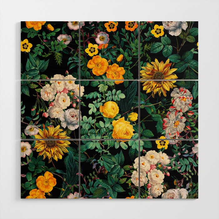 Midnight Garden XX Wood Wall Art Gallery Image 1