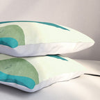 mid century whale sun sea Pillow Sham Gallery Image 3