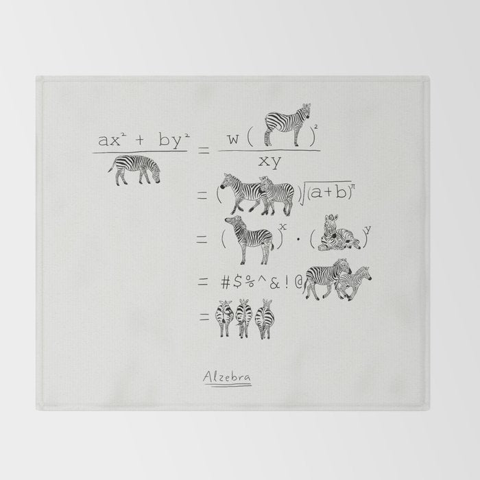 Alzebra Throw Blanket Gallery Image 2