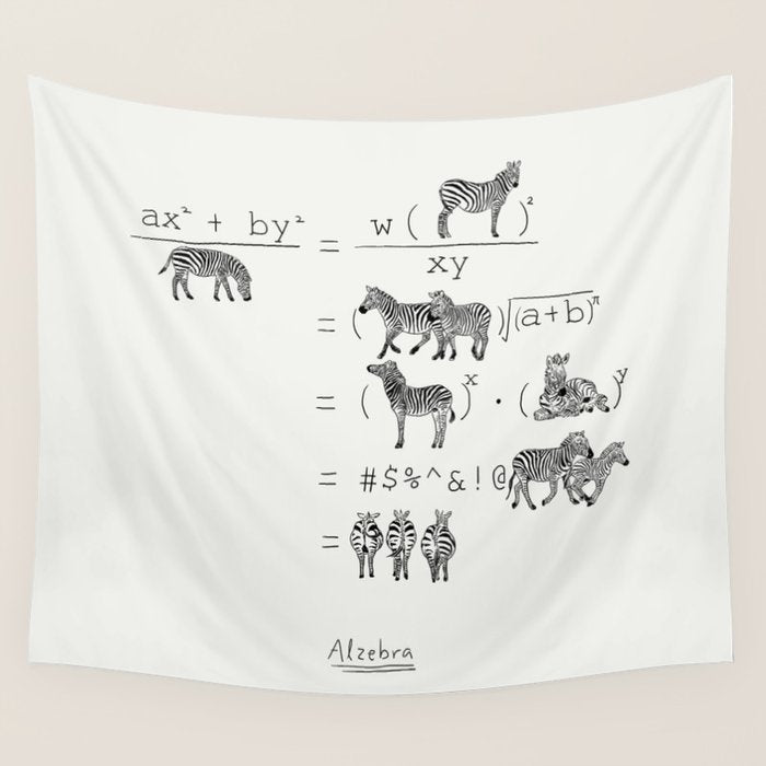 Alzebra Wall Tapestry Gallery Image 1