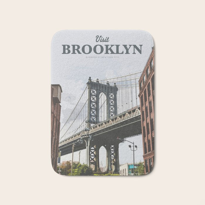 Visit Brooklyn Bath Mat Gallery Image 1