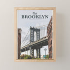 Visit Brooklyn Mini Art Print Gallery Image 1