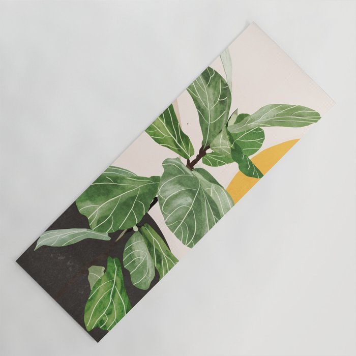 Abstract Art / Plant 2 Yoga Mat Gallery Image 1