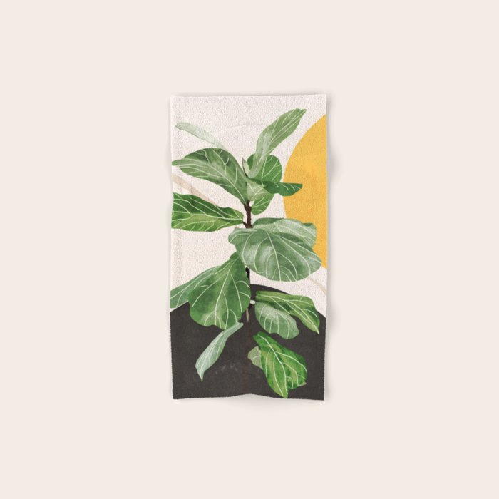 Abstract Art / Plant 2 Bath Towel Gallery Image 1