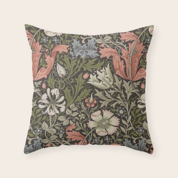 William Morris Throw Pillow Gallery Image 1