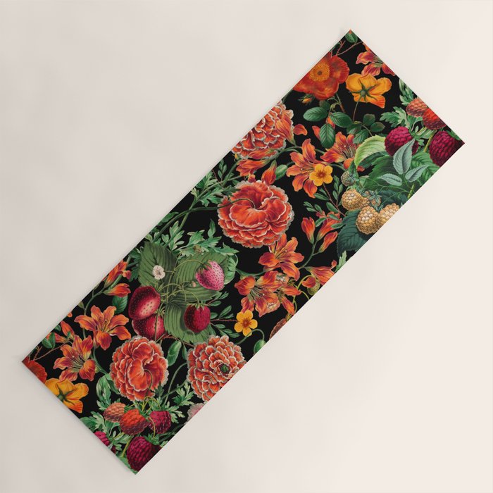 Magical Garden Night Yoga Mat Gallery Image 1