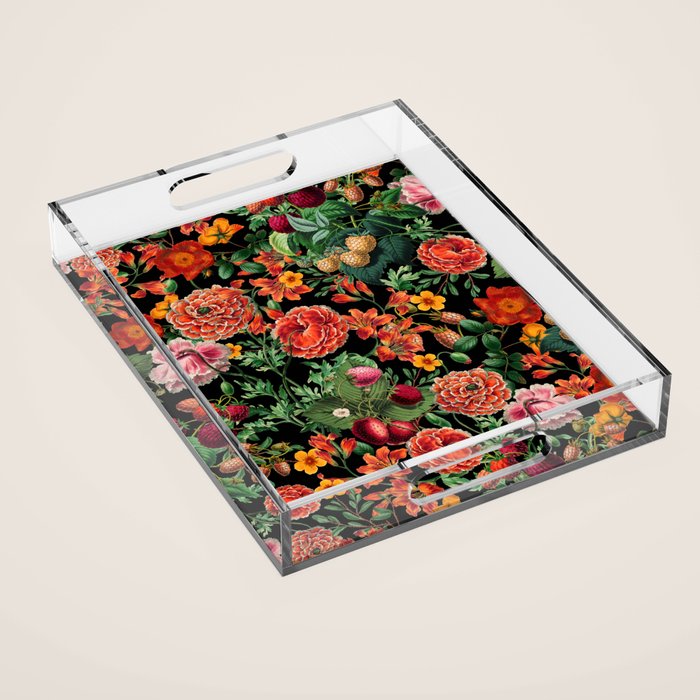 Magical Garden Night Acrylic Tray Gallery Image 1