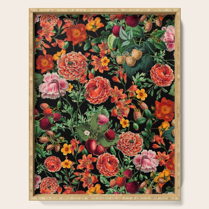 Magical Garden Night Serving Tray Gallery Image 1