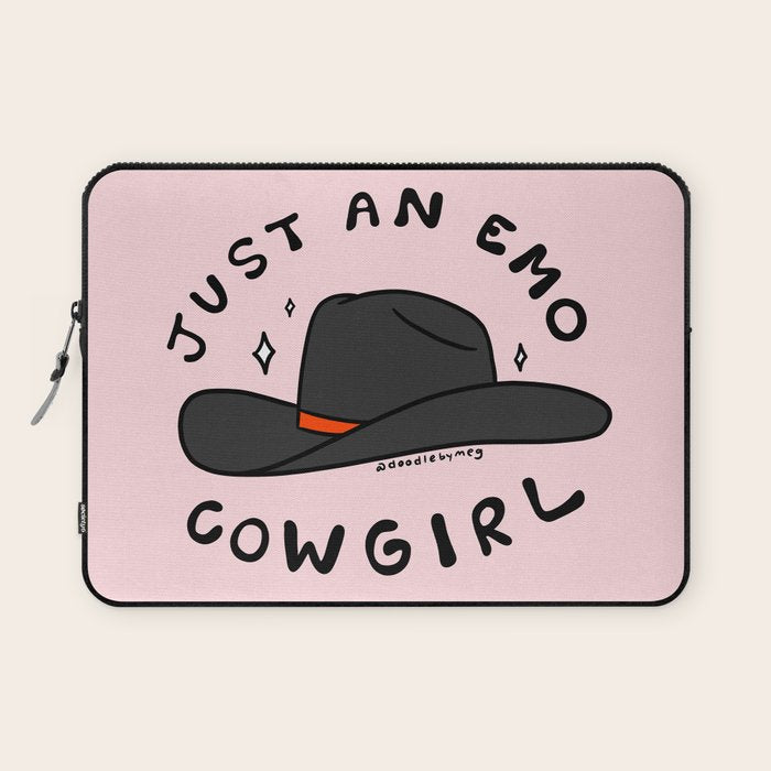 Just An Emo Cowgirl Laptop Sleeve Gallery Image 1