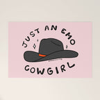 Just An Emo Cowgirl Welcome Mat Gallery Image 1