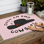 Just An Emo Cowgirl Outdoor Rug Gallery Image 2