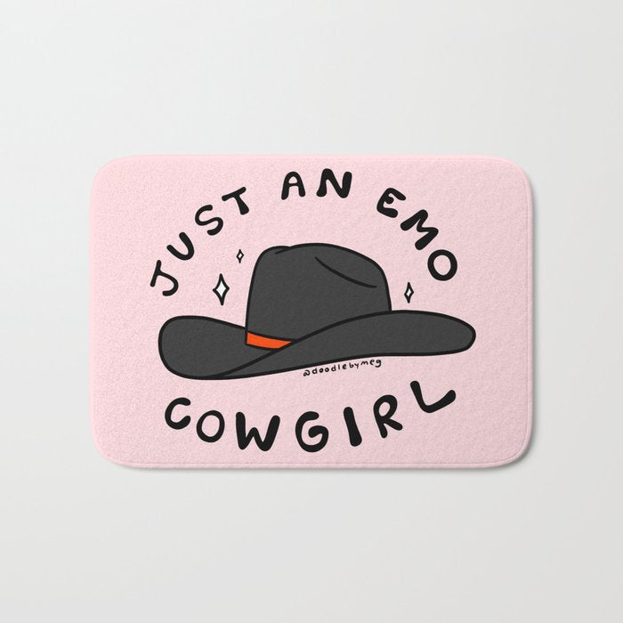 Just An Emo Cowgirl Bath Mat Gallery Image 1