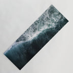 Oceanscape - White and Blue Yoga Mat Gallery Image 1