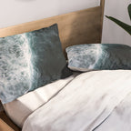 Oceanscape - White and Blue Pillow Sham Gallery Image 2