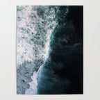 Oceanscape - White and Blue Poster Gallery Image 4