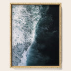 Oceanscape - White and Blue Serving Tray Gallery Image 1