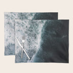 Oceanscape - White and Blue Placemat Gallery Image 1