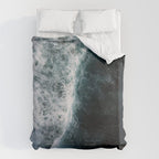 Oceanscape - White and Blue Duvet Cover Gallery Image 6