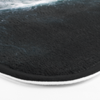 Oceanscape - White and Blue Bath Mat Gallery Image 3
