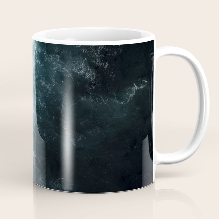 Oceanscape - White and Blue Coffee Mug Gallery Image 1