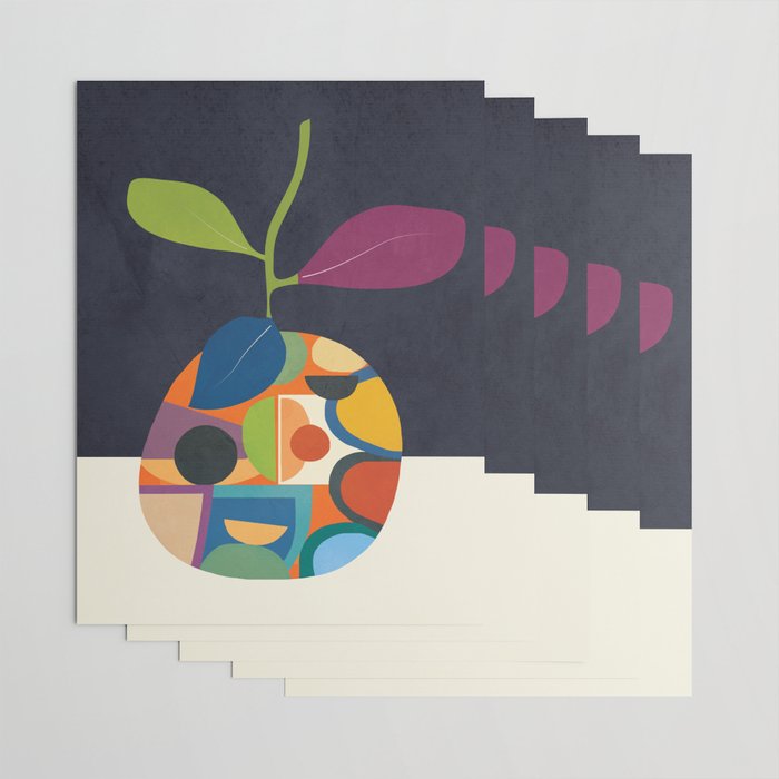 Abstract fruit shapes 01 Wrapping Paper Gallery Image 3
