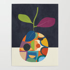 Abstract fruit shapes 01 Poster Gallery Image 4