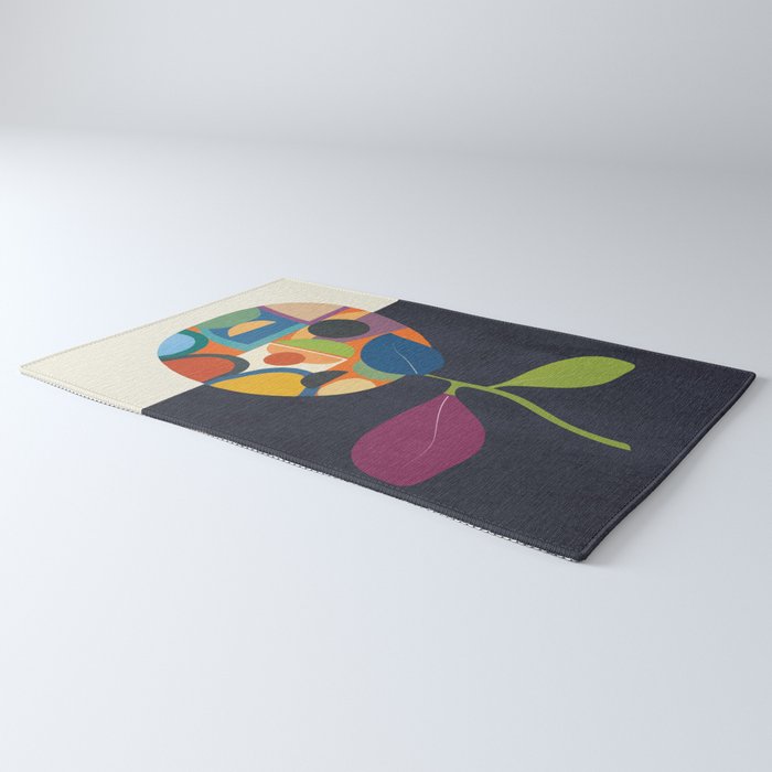 Abstract fruit shapes 01 Rug Gallery Image 3