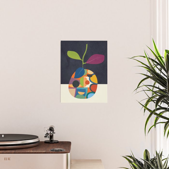 Abstract fruit shapes 01 Poster Gallery Image 2