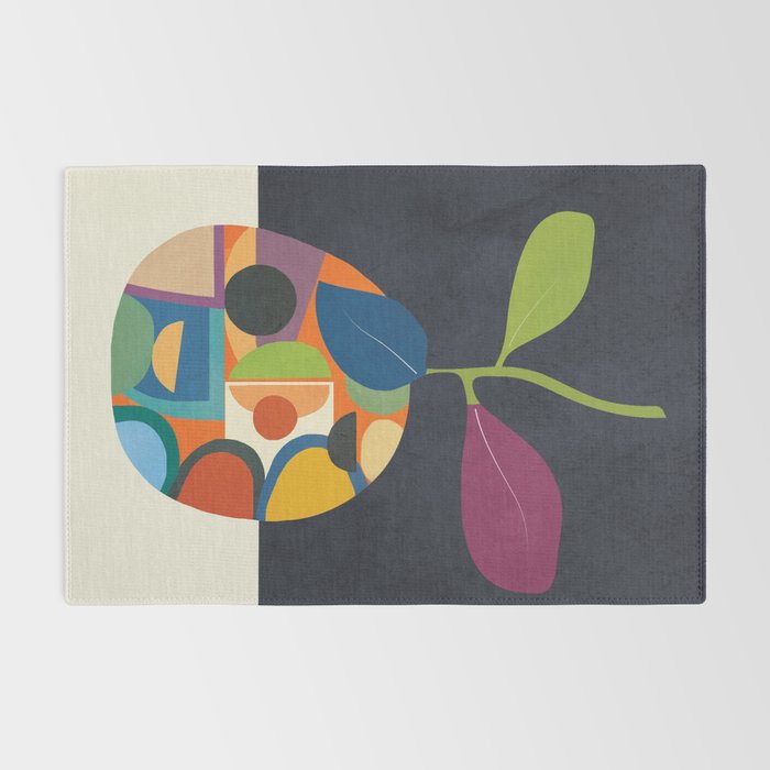 Abstract fruit shapes 01 Rug Gallery Image 2