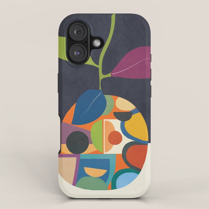 Abstract fruit shapes 01 iPhone Case Gallery Image 1