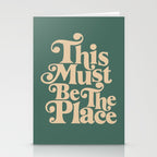 This Must Be The Place - Green & Beige Stationery Card Gallery Image 2