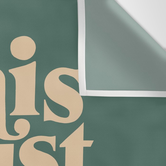 This Must Be The Place - Green & Beige Wall Tapestry Gallery Image 3