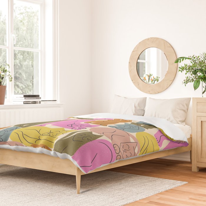 Stack of Cats No. 1 Duvet Cover Gallery Image 2