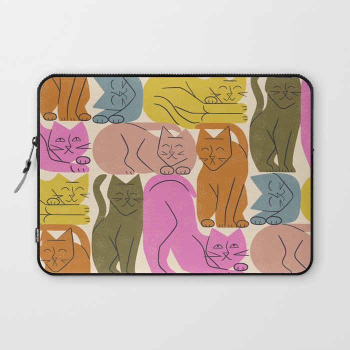 Stack of Cats No. 1 Laptop Sleeve Gallery Image 1